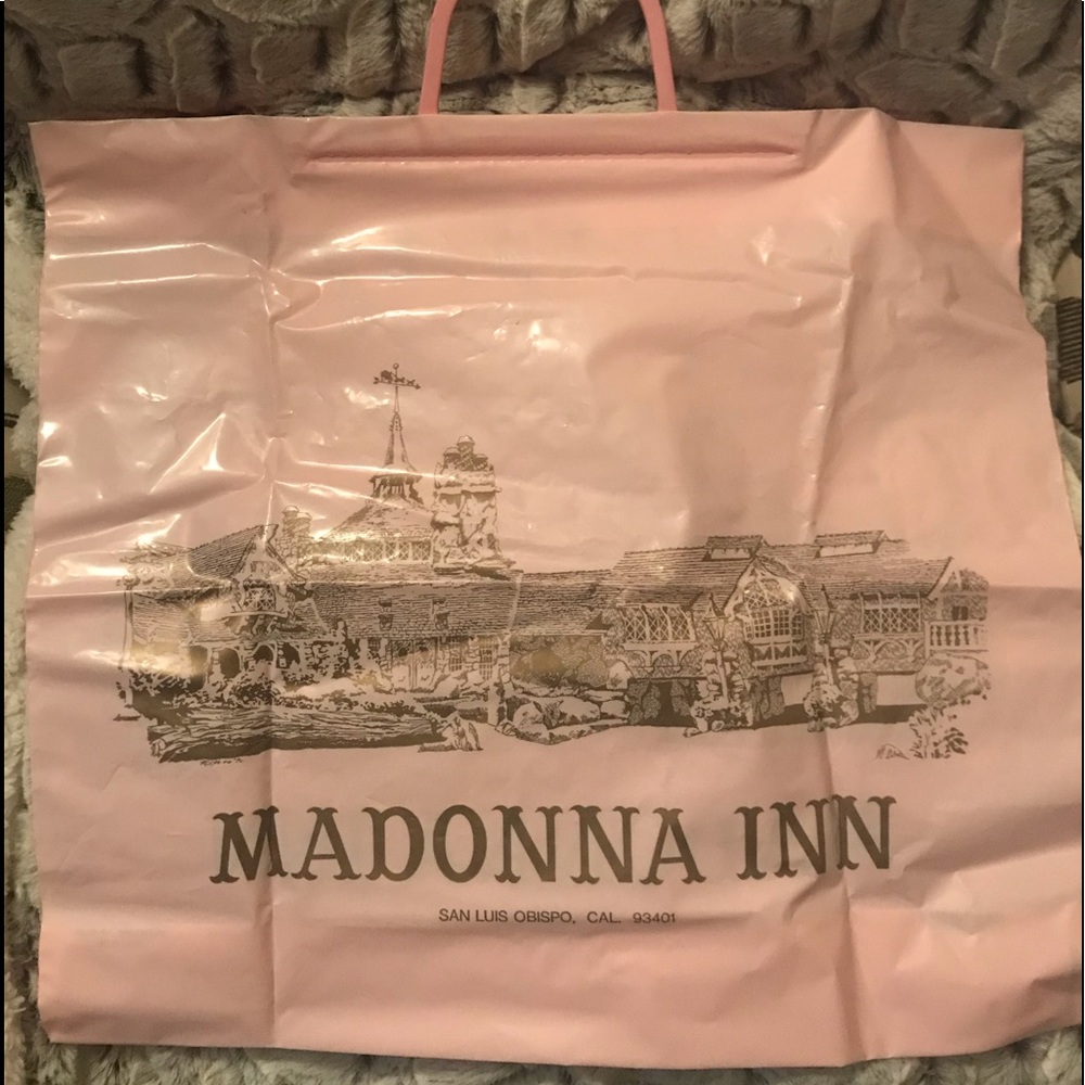 Madonna Inn vintage shopping bag